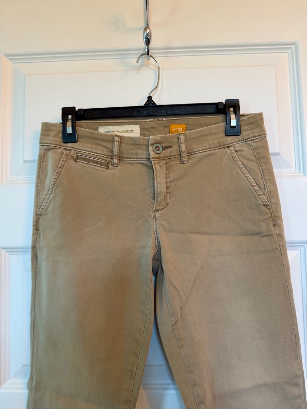 Anthropologie Pilcro And The Letterpress Khaki Straight-Leg Chinos - Beige